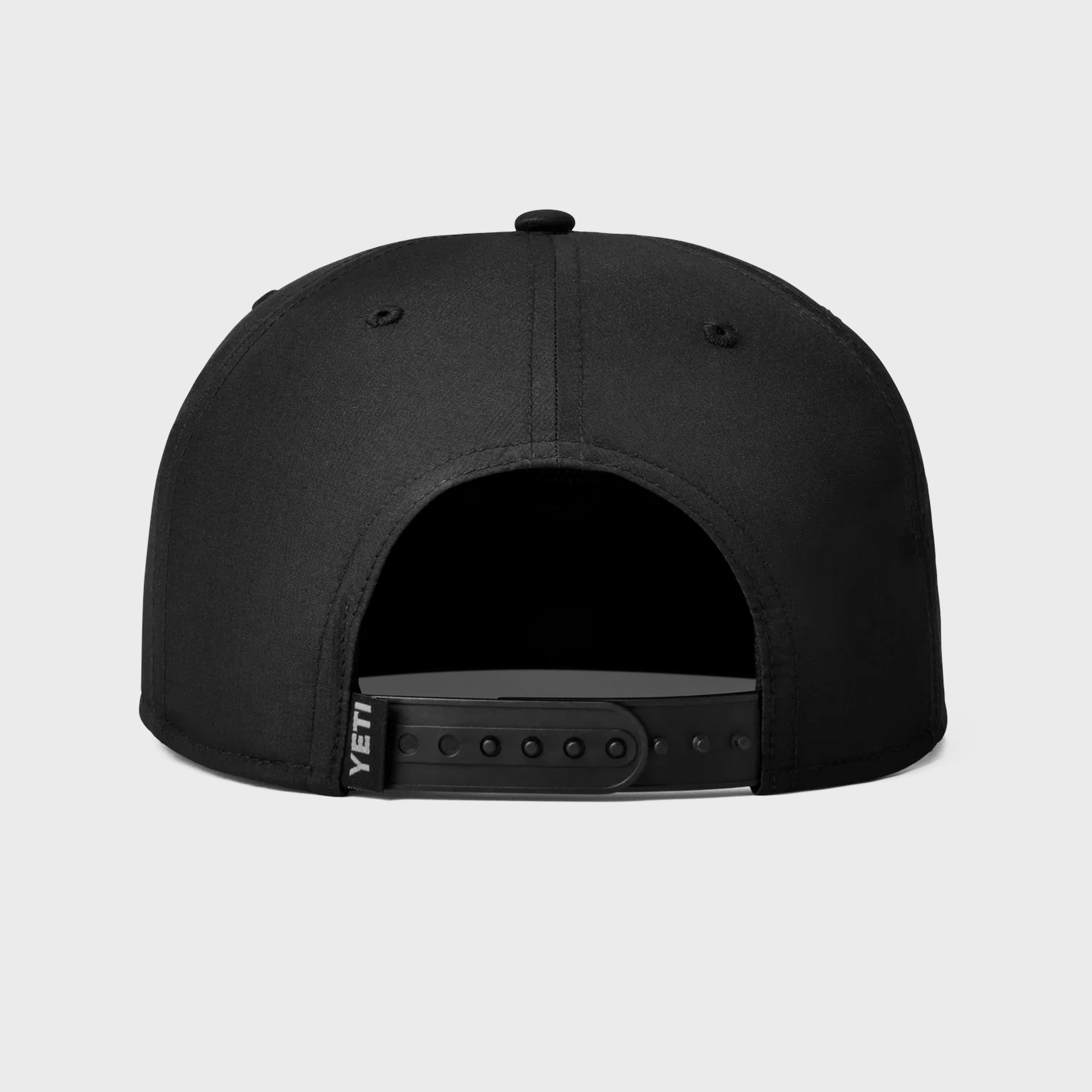 Yeti Coolers Mid Pro Flat Brim Rope Hat - One Size - Black - ManGo Surfing