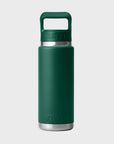 Yeti Rambler 26oz (760 ml) Straw Bottle - Black Forest Green - ManGo Surfing