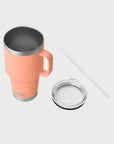 Yeti Rambler 35oz (994 ml) Straw Mug - Lowcountry Peach - ManGo Surfing