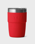 Yeti Rambler 8oz (237 ml) Stackable Cup With DuraSip™ Ceramic Lining - Rescue Red