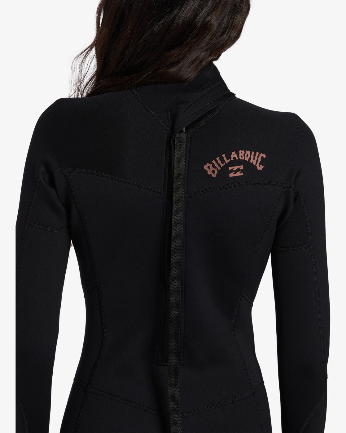 Billabong Womens 4/3mm Foil Back Zip Wetsuit - Black - ManGo Surfing