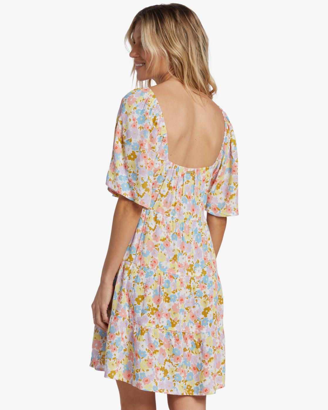 Billabong Womens Take A Chance Babydoll Dress - Salt Crystal - ManGo Surfing