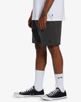 Billabong Mens Crossfire Wave Washed 18" Hybrid Submersible Shorts - Washed Black - ManGo Surfing
