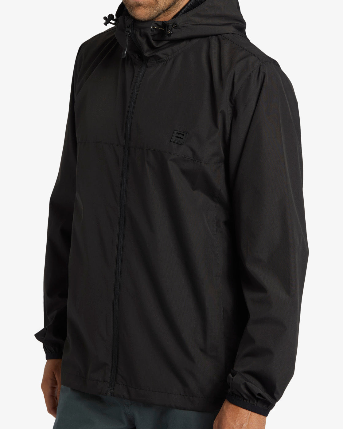 Billabong Mens Transport Waterproof Windbreaker Jacket - Black - ManGo Surfing