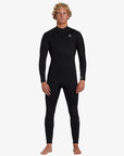 Billabong Mens 3/2mm Foil Chest Zip Wetsuit - Black - ManGo Surfing
