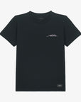 aloha surfing kids t shirt black sunshine good vibes