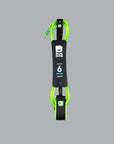Bulldog Ankle Leash - Black/Lime