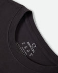 Brixton Womens Poolside Boxy Crew T-Shirt - Washed Black