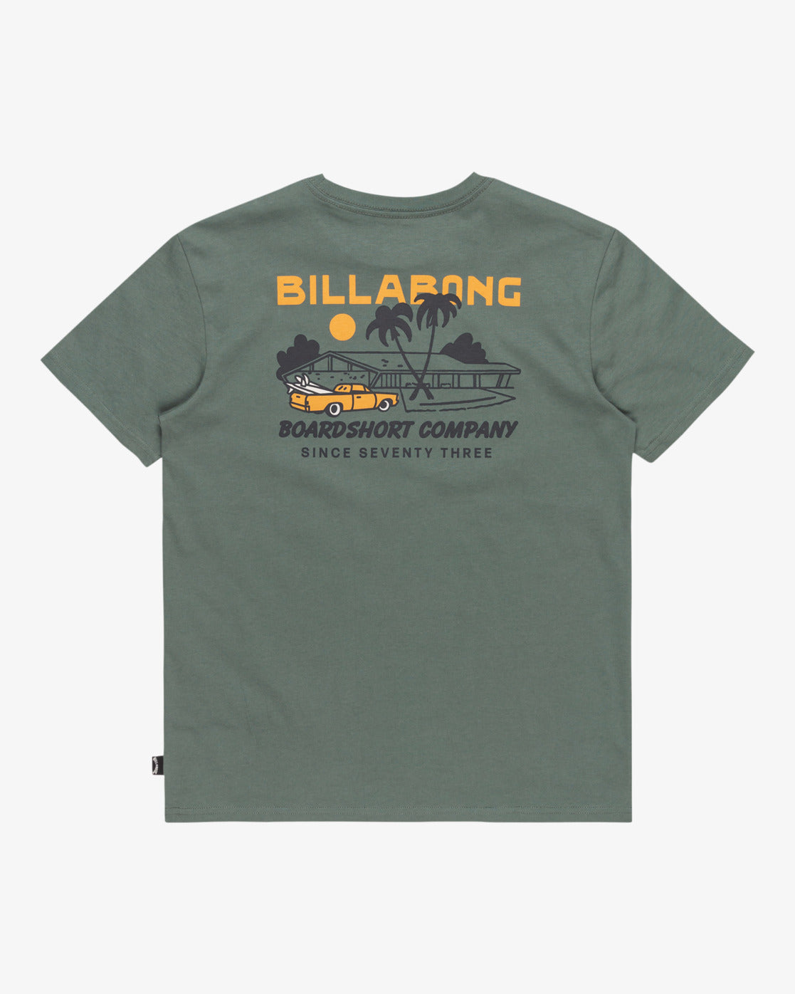 Billabong Boys Palm Springs T-Shirt (8-16 Yrs) - Dark Slate - ManGo Surfing