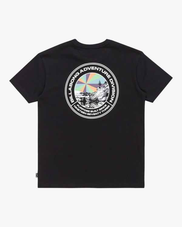 Billabong Boys Rockies T-Shirt (8-16 Yrs) - Black - ManGo Surfing