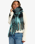 Billabong Womens On The Frindges Scarf - Misty Blue