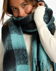 Billabong Womens On The Frindges Scarf - Misty Blue