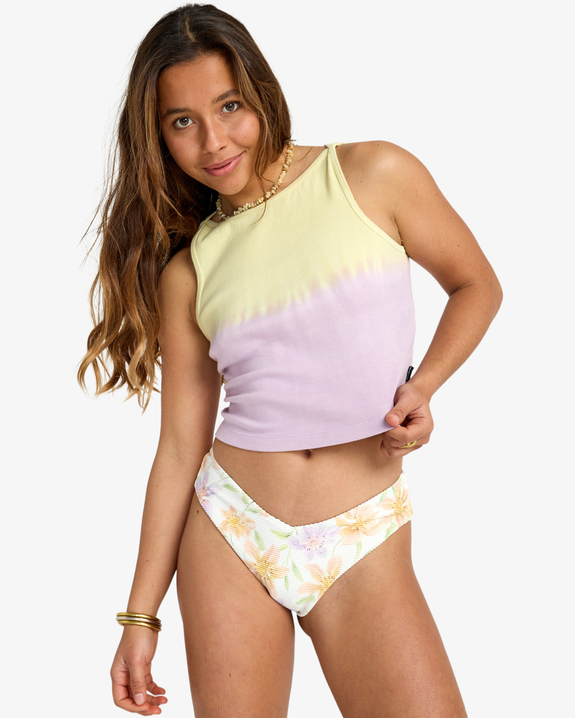 Billabong Womens Go For It Tank Top - Amethyst Smoke - ManGo Surfing