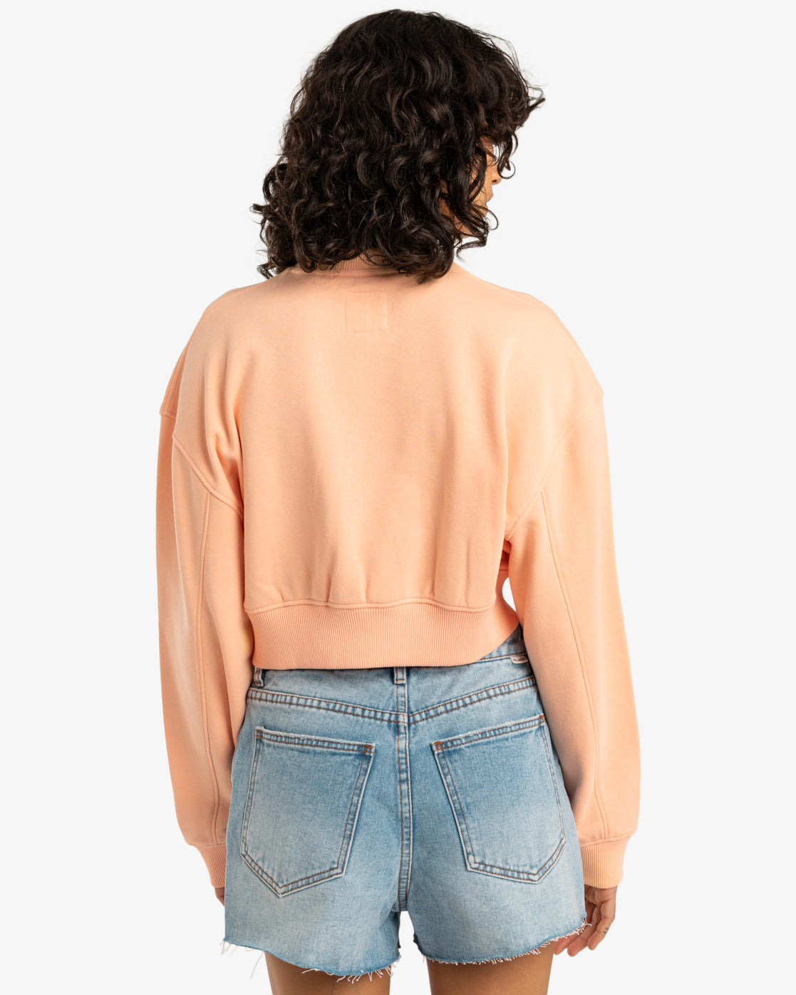 Billabong Womens Last Session Pullover Sweatshirt - Soft Peach - ManGo Surfing