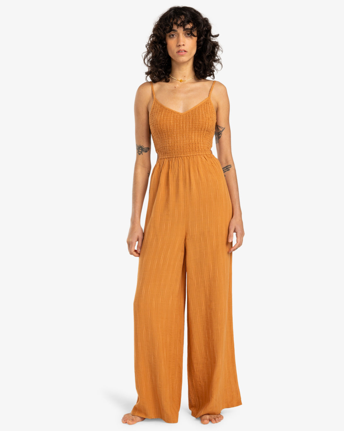 Billabong Womens To The Moon Jumpsuit - Doeskin - ManGo Surfing