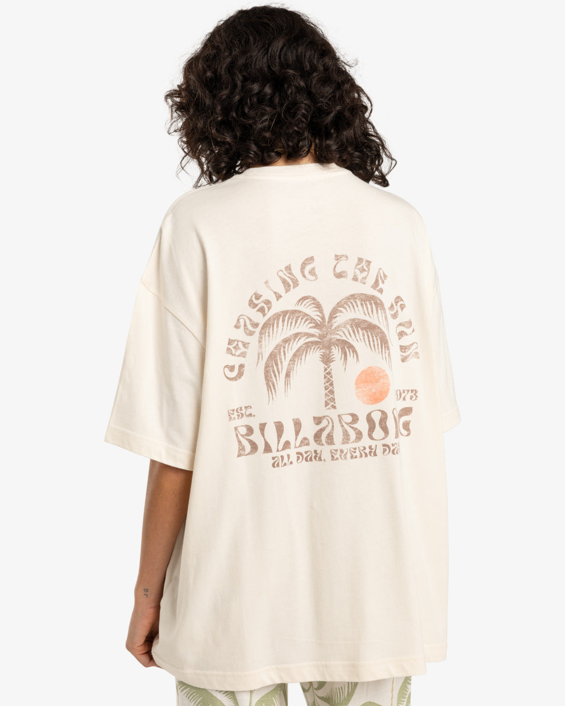 Billabong Womens Chasing Sun T-Shirt - Salt Crystal - ManGo Surfing