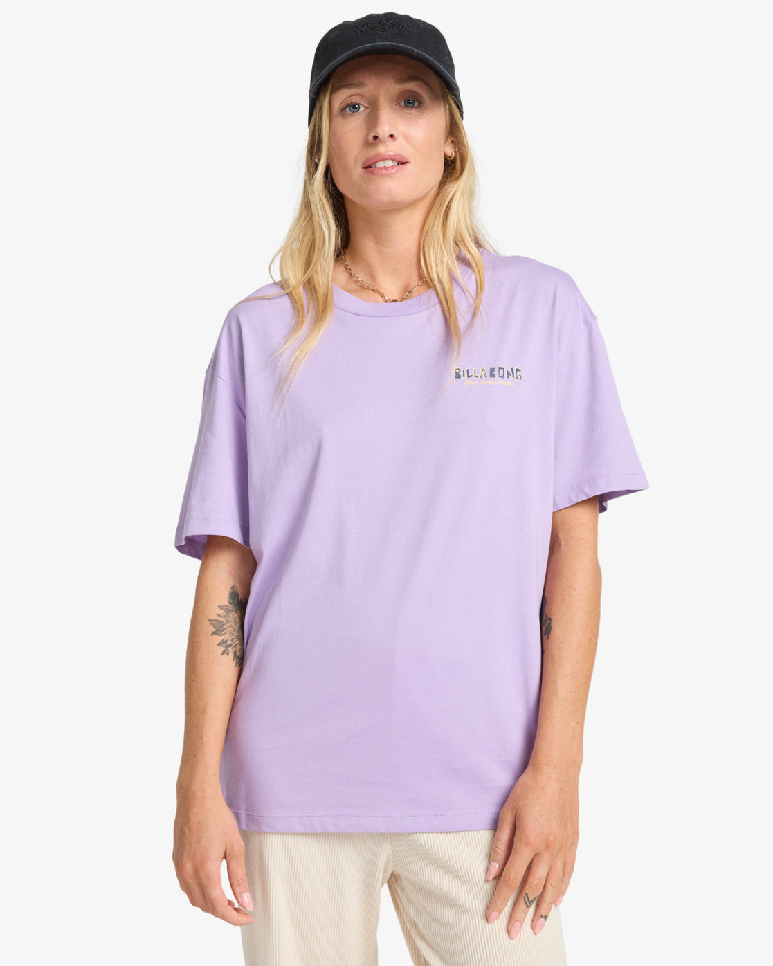 Billabong Womens Mixing Vibes T-Shirt - Light Purple