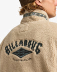 Billabong Mens Boundary Tombstone Half Zip Mock Neck Fleece - Desert