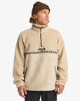 Billabong Mens Boundary Tombstone Half Zip Mock Neck Fleece - Desert