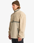 Billabong Mens Boundary Tombstone Half Zip Mock Neck Fleece - Desert