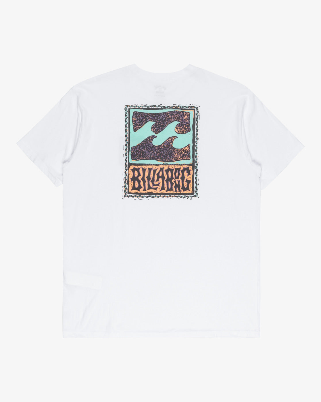 Billabong Mens Stamp T-Shirt - White - ManGo Surfing