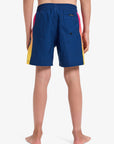 Quiksilver Boys Everyday Holmes 14" Swim Shorts (8-16 Yrs) - Estate Blue Holmes