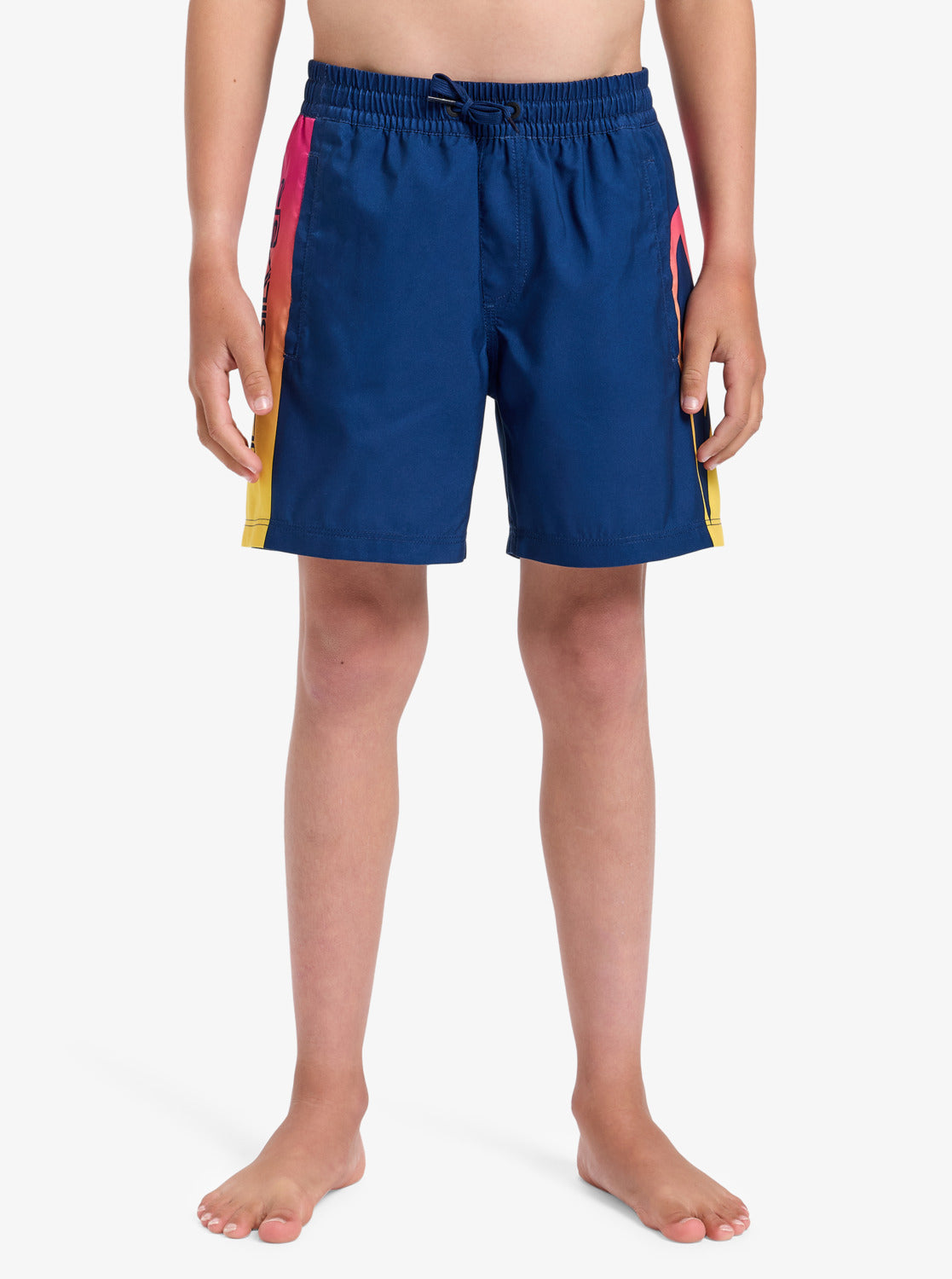 Quiksilver Boys Everyday Holmes 14" Swim Shorts (8-16 Yrs) - Estate Blue Holmes - ManGo Surfing