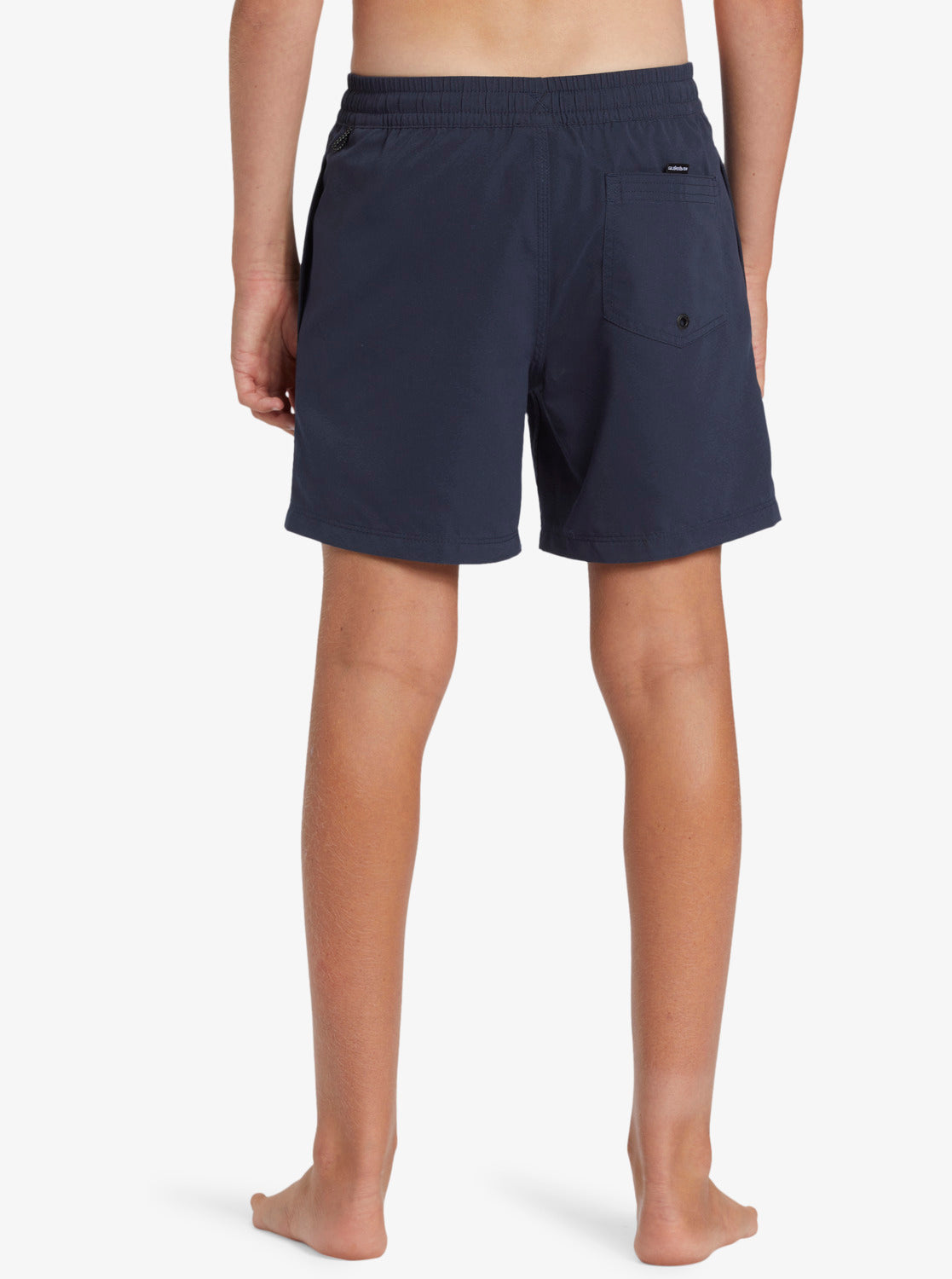Quiksilver Boys Everyday Solid 14" Swim Shorts (8-16 Yrs) - Dark Navy - ManGo Surfing