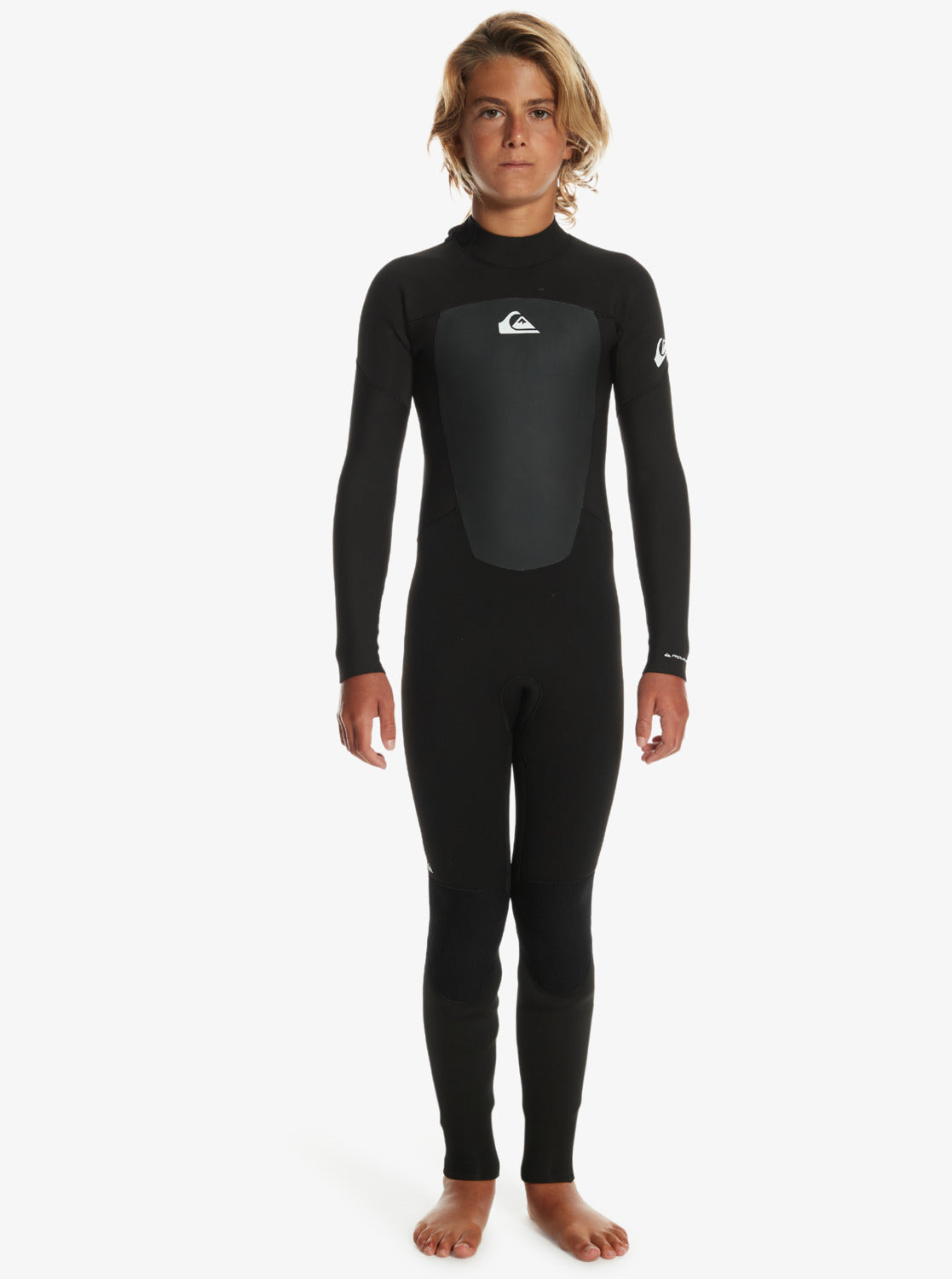 Quiksilver Boys 3/2mm Prologue Back Zip Wetsuit - Black - ManGo Surfing