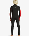Quiksilver Boys 3/2mm Everyday Sessions Chest Zip Wetsuit (8-16 Years) - High Risk Red - ManGo Surfing