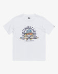 Quiksilver Boys EV Skull Feast T-Shirt (8-16 Yrs) - White - ManGo Surfing
