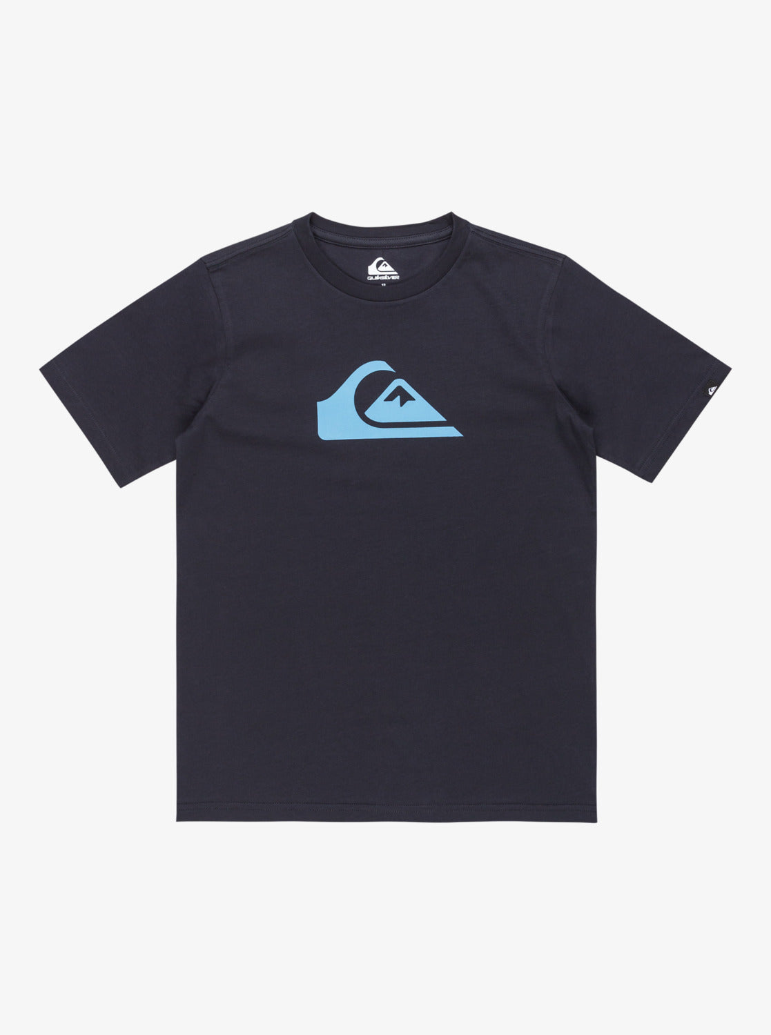 Quiksilver Boys EV Comp Logo T-Shirt (8-16 Yrs) - Dark Navy - ManGo Surfing