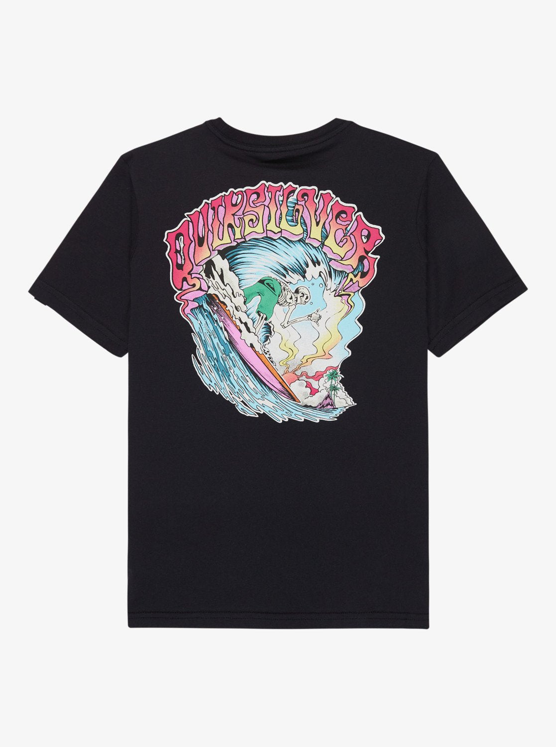 Quiksilver Boys EV Times Up T-Shirt (8-16 Yrs) - Black - ManGo Surfing