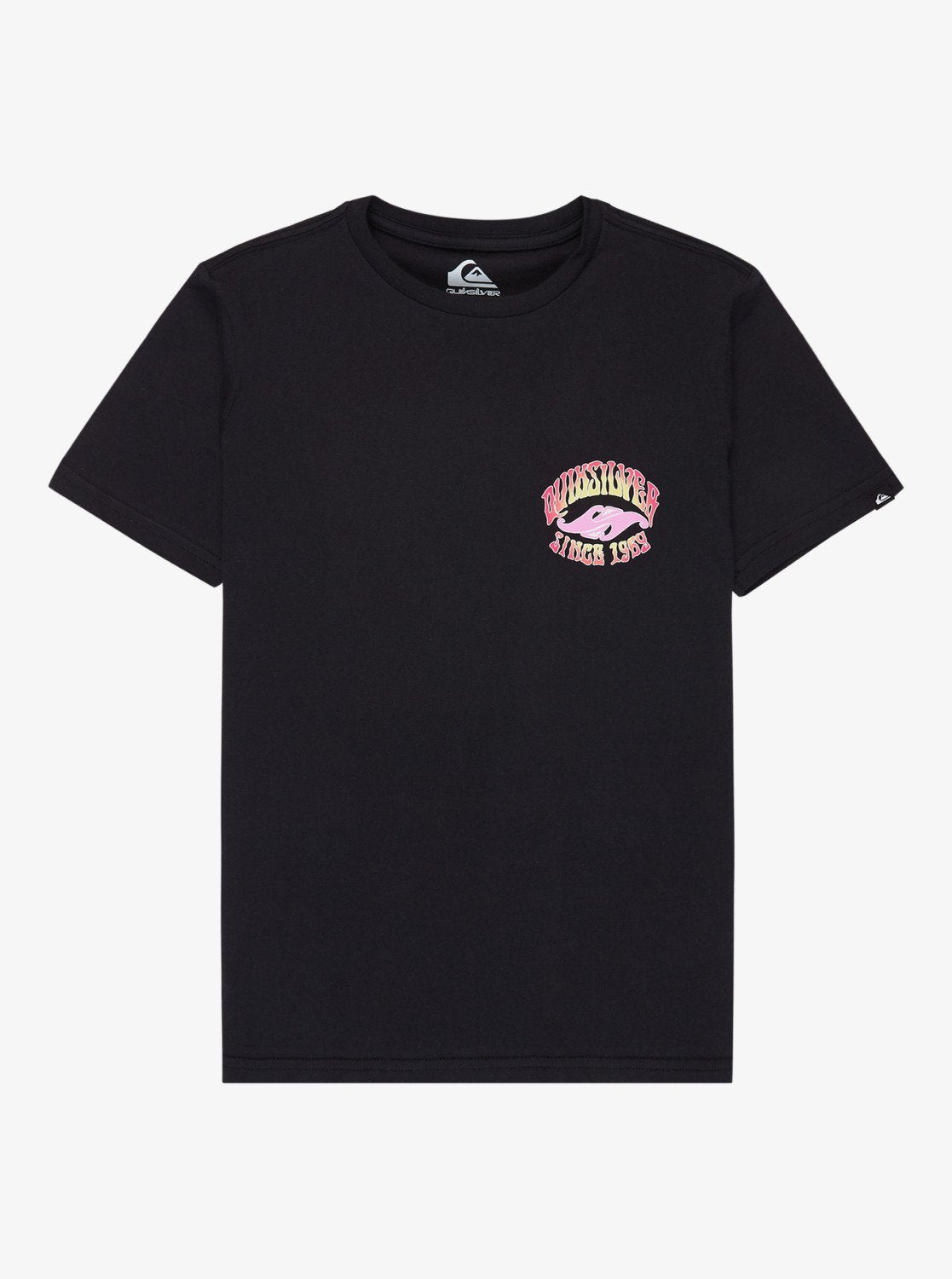 Quiksilver Boys EV Times Up T-Shirt (8-16 Yrs) - Black - ManGo Surfing