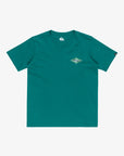 Quiksilver Boys EV Beach Blast T-Shirt (8-16 Yrs) - Teal Green - ManGo Surfing