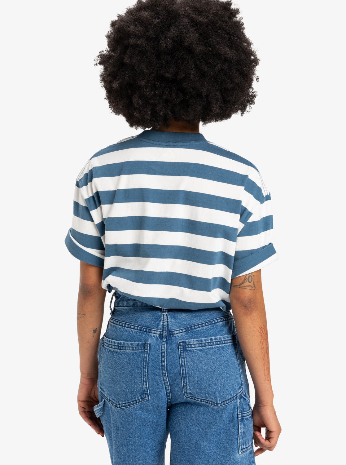Quiksilver Womens Carpenter Denim Shorts - Estate Blue - ManGo Surfing
