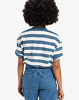 Quiksilver Womens Carpenter Denim Shorts - Estate Blue - ManGo Surfing