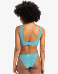 Quiksilver Womens Dark Roy Low Waist Bikini Bottoms - Brittany Blue