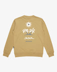 Quiksilver Mens Graphic Crew Neck Sweatshirt - Aloe