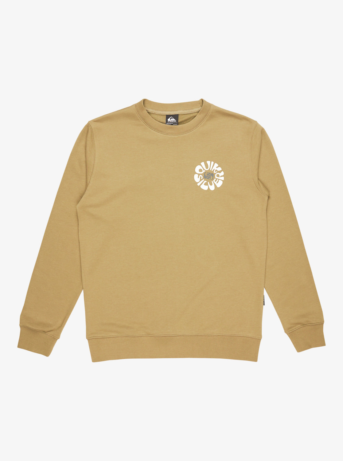 Quiksilver Mens Graphic Crew Neck Sweatshirt - Aloe - ManGo Surfing