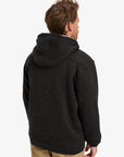 Quiksilver Mens Keller Full Zip Sherpa Hoodie - Black Heather