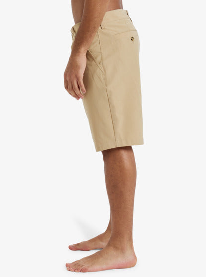 Quiksilver Mens Union 20" Amphibian Hybrid Shorts - Khaki - ManGo Surfing
