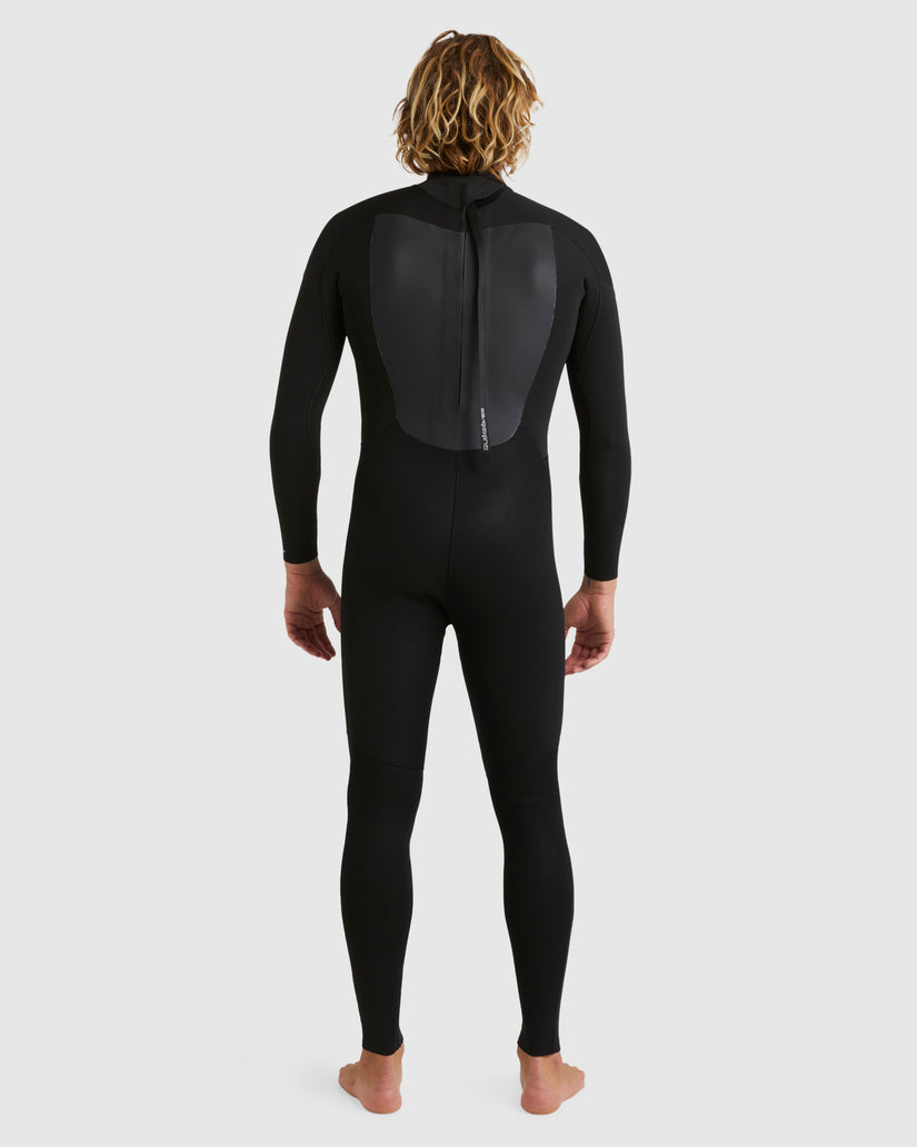Quiksilver Mens 3/2mm Prologue Back Zip Wetsuit - Black - ManGo Surfing