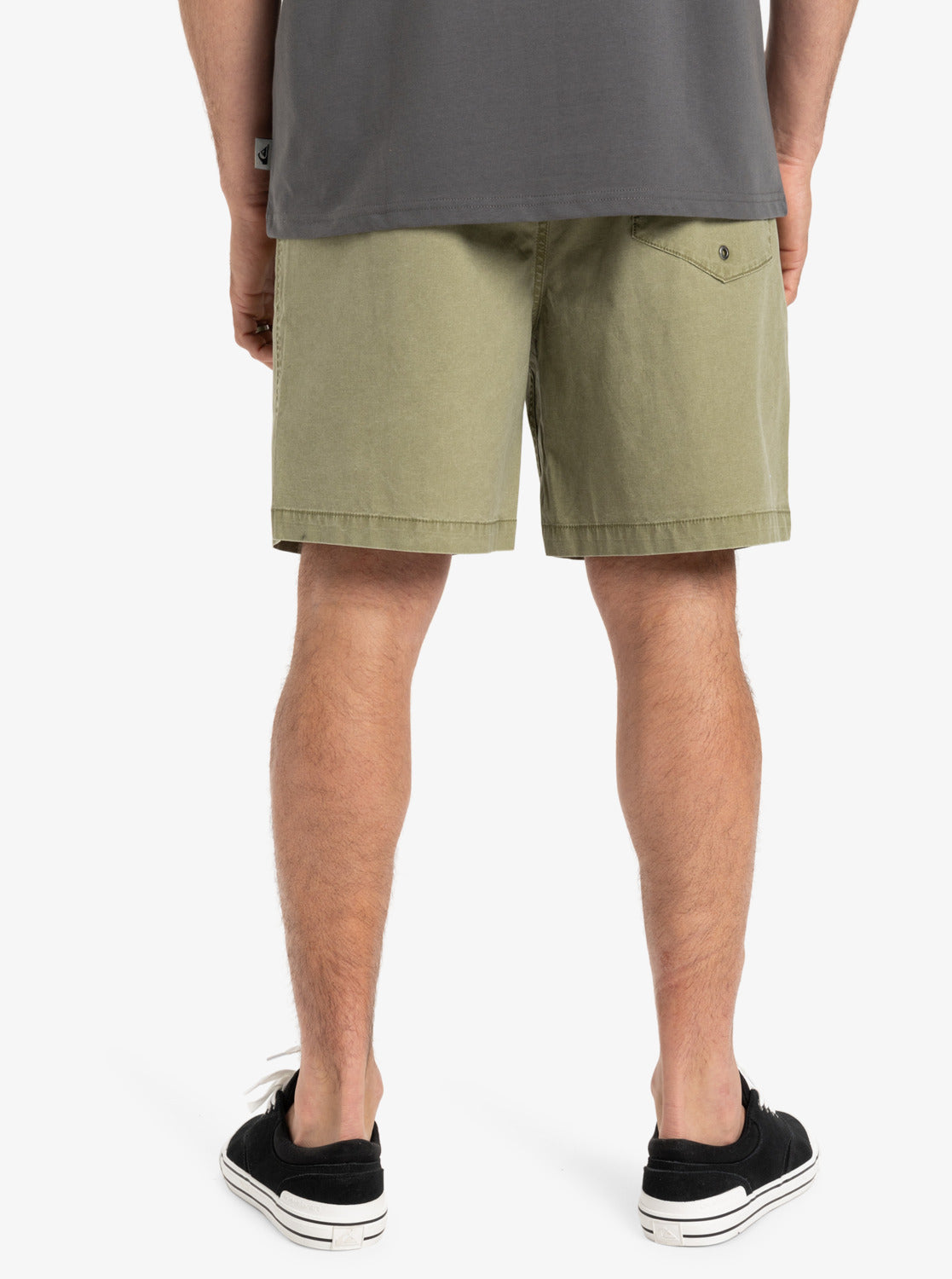 Quiksilver Mens Taxer 18" Elastic Waist Walkshorts - Aloe - ManGo Surfing