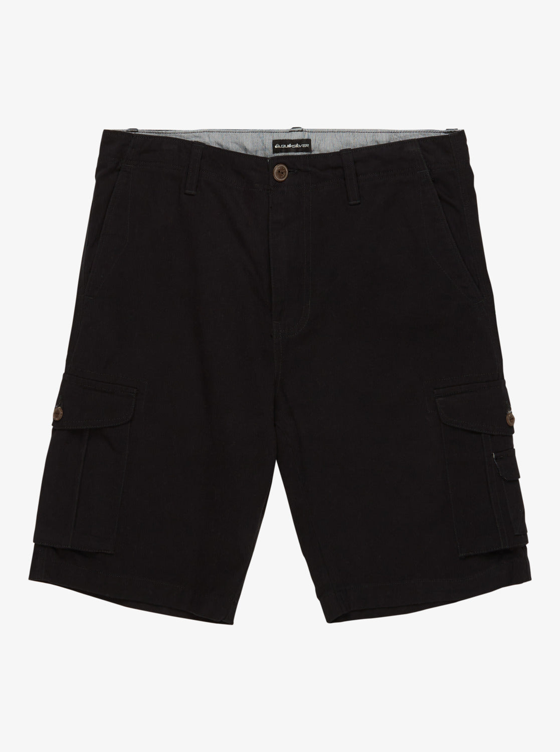Quiksilver Mens Crucial Battle 21" Cargo Walkshorts - Black - ManGo Surfing