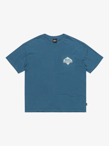 Quiksilver Mens GH QS Crystal Jet T-Shirt - Real Teal - ManGo Surfing