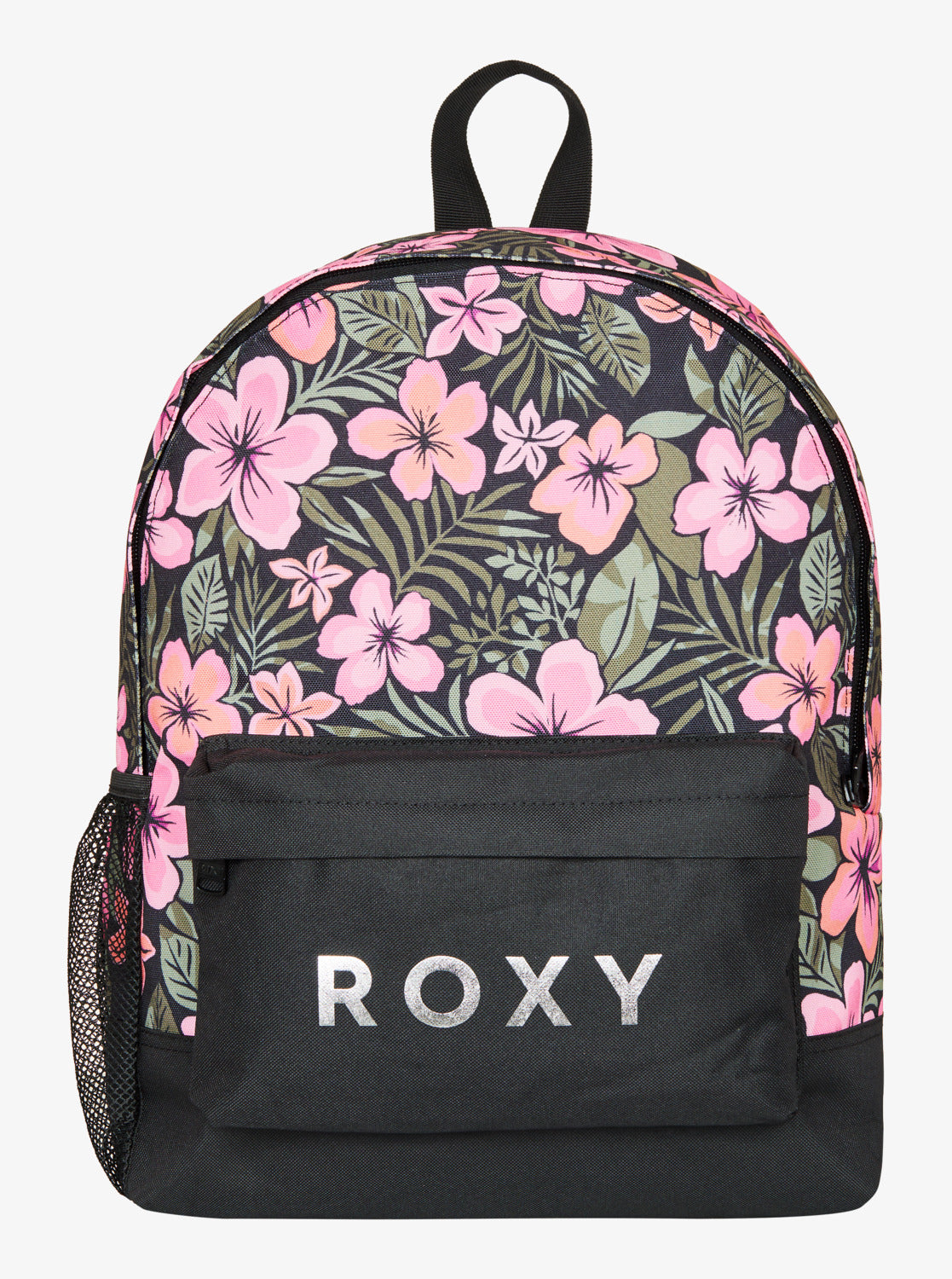 Roxy Sugar Baby Bottle Medium Backpack - Anthracite Fearless Floral