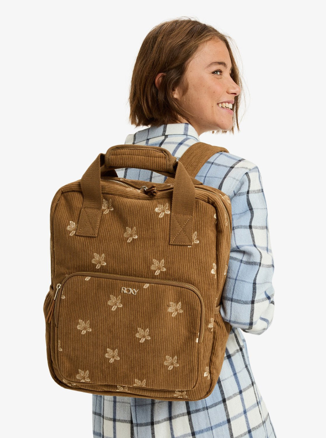 Roxy Womens Feeling Emby Handle Backpack - Woodsmoke