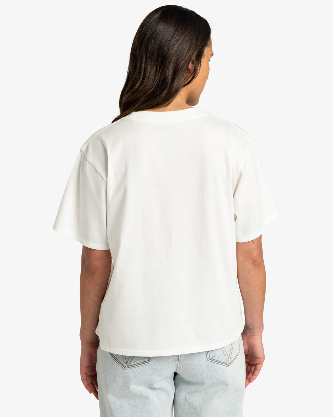 RVCA Womens Wildflower Snake T-Shirt - Salt - ManGo Surfing