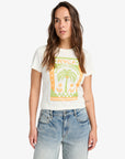 RVCA Womens Palmy Daze T-Shirt - Antique White - ManGo Surfing